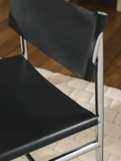 Westwing Collection Silla de cuero Jordan