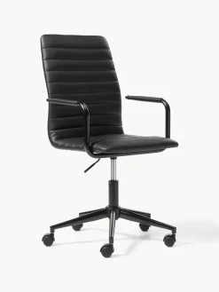 Silla de escritorio de cuero sintético Winslow, ajustable en altura^ Sillas De Escritorio|Sillas De Escritorio