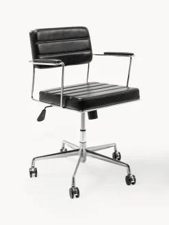 Kare Design Silla de escritorio de cuero sintético Dottore