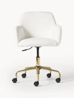 Westwing Collection Silla de escritorio de terciopelo Lucie^ Sillas De Escritorio|Sillas De Escritorio