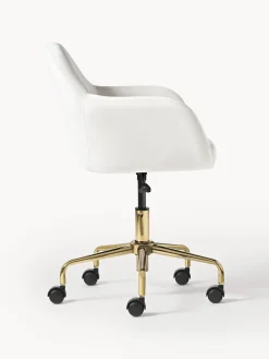 Westwing Collection Silla de escritorio de terciopelo Lucie^ Sillas De Escritorio|Sillas De Escritorio