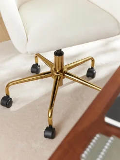 Westwing Collection Silla de escritorio de terciopelo Lucie^ Sillas De Escritorio|Sillas De Escritorio