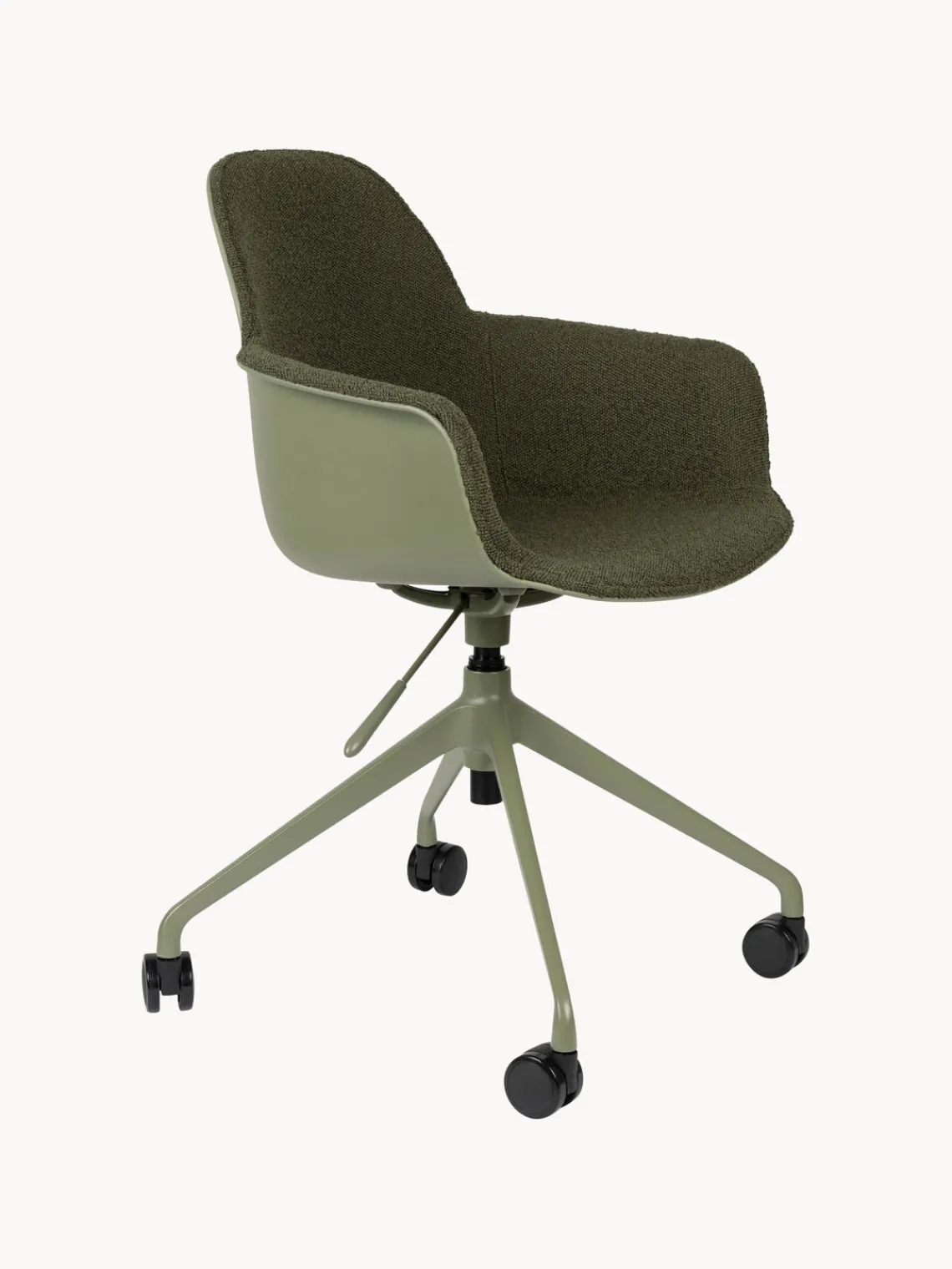 Zuiver Silla de escritorio en tejido bouclé Albert, regulable en altura^ Sillas De Escritorio|Sillas De Escritorio