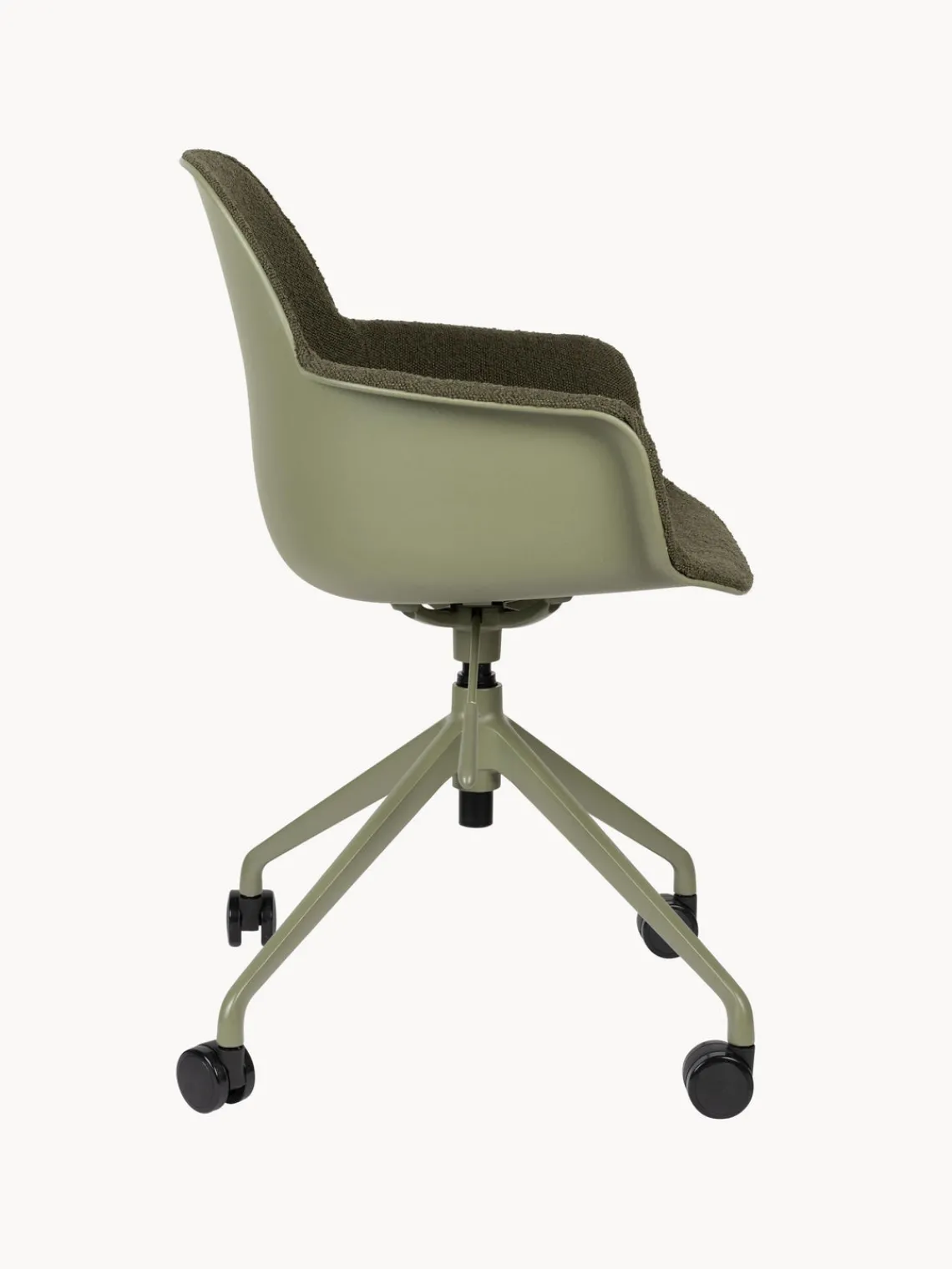 Zuiver Silla de escritorio en tejido bouclé Albert, regulable en altura^ Sillas De Escritorio|Sillas De Escritorio