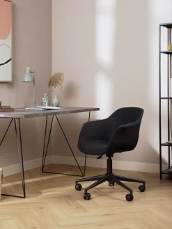 Westwing Collection Silla de escritorio tapizada con asiento estrecho Fiji^ Sillas De Escritorio|Sillas De Escritorio