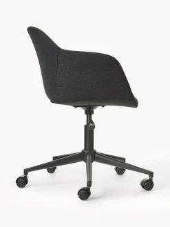 Westwing Collection Silla de escritorio tapizada con asiento estrecho Fiji^ Sillas De Escritorio|Sillas De Escritorio