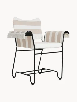 GUBI Silla de jardín con flecos Tropique