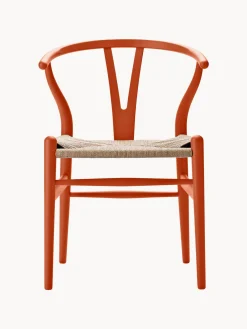 Carl Hansen & Søn Silla de madera con asiento tejido a mano CH24 Wishbone Chair^ Sillas De Madera|Sillas