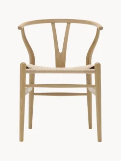 Carl Hansen & Søn Silla de madera con asiento tejido a mano CH24 Wishbone Chair^ Sillas De Madera|Sillas