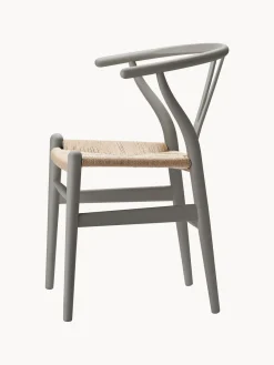 Carl Hansen & Søn Silla de madera con asiento tejido a mano CH24