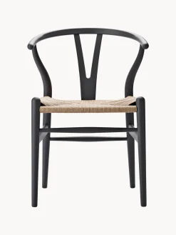 Carl Hansen & Søn Silla de madera con asiento tejido a mano CH24^ Sillas
