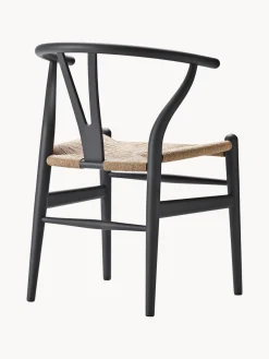 Carl Hansen & Søn Silla de madera con asiento tejido a mano CH24^ Sillas