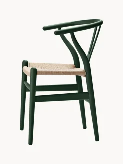 Carl Hansen & Søn Silla de madera con asiento tejido a mano CH23^ Sillas
