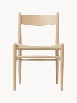 Carl Hansen & Søn Silla de madera con asiento tejido a mano CH36