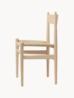 Carl Hansen & Søn Silla de madera con asiento tejido a mano CH36
