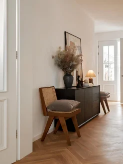 Westwing Collection Silla de madera con tejido vienés Sissi