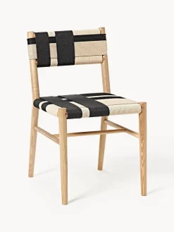 Westwing Collection Silla de madera de fresno Mani