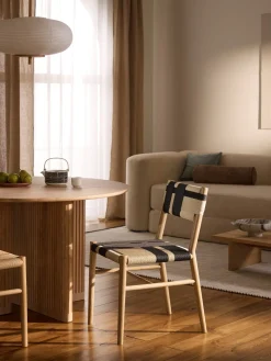 Westwing Collection Silla de madera de fresno Mani