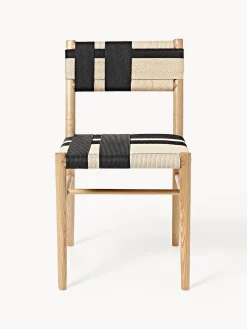 Westwing Collection Silla de madera de fresno Mani