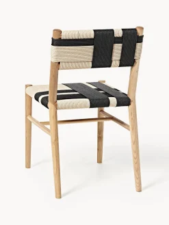 Westwing Collection Silla de madera de fresno Mani