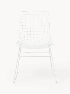 HKLIVING Silla de metal Wire
