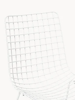 HKLIVING Silla de metal Wire