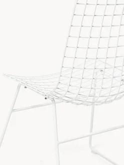 HKLIVING Silla de metal Wire