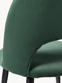 Westwing Collection Silla de terciopelo Rachel