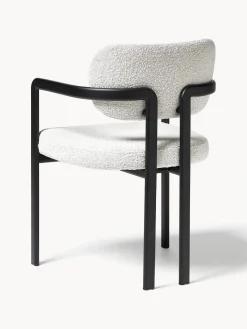 Westwing Collection Silla en tejido bouclé Adrien^ Sillas Con Reposabrazos|Sillas