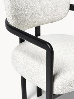 Westwing Collection Silla en tejido bouclé Adrien^ Sillas Con Reposabrazos|Sillas