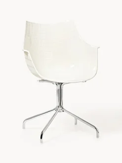 Driade Silla giratoria con reposabrazos Meridiana