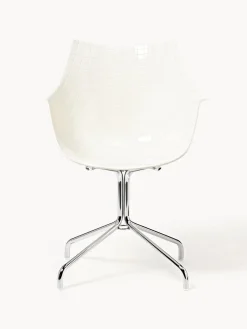 Driade Silla giratoria con reposabrazos Meridiana