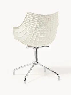 Driade Silla giratoria con reposabrazos Meridiana