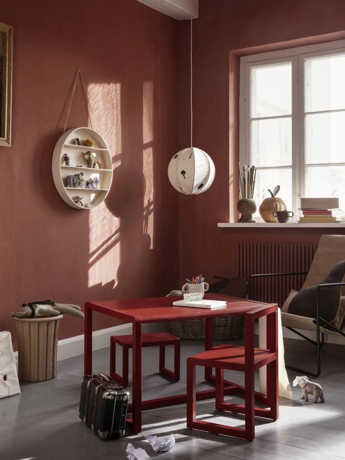 Niños Ferm Living Kids Silla infantil de madera Little Architect