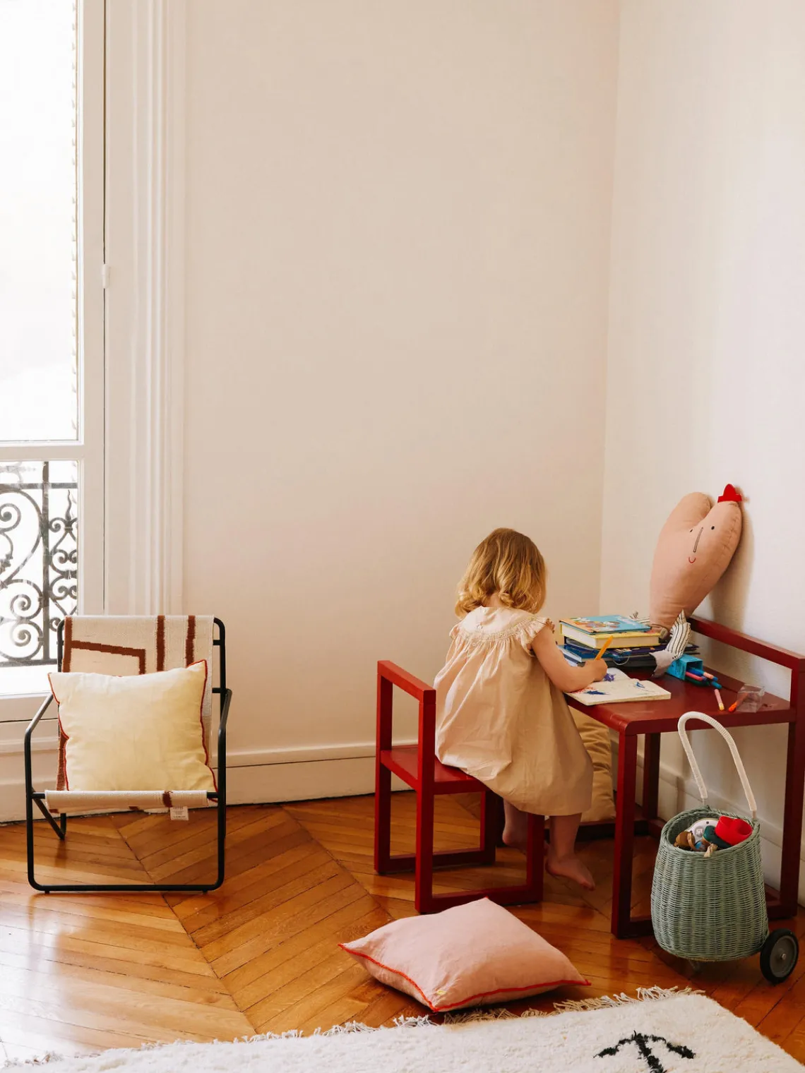 Niños Ferm Living Kids Silla infantil de madera Little Architect
