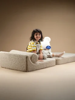 Wigiwama Silla infantil plegable artesanal de pana Flipster^Niños Puf Infantiles