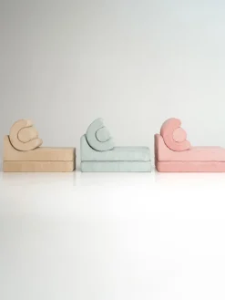 Wigiwama Silla infantil plegable artesanal de pana Flipster^Niños Puf Infantiles