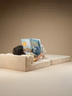 Wigiwama Silla infantil plegable artesanal de pana Flipster^Niños Puf Infantiles