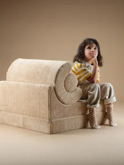 Niños Wigiwama Silla infantil plegable artesanal de borreguillo Flipster