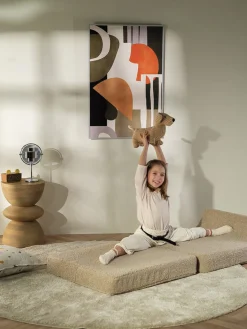 Niños Wigiwama Silla infantil plegable artesanal de borreguillo Flipster