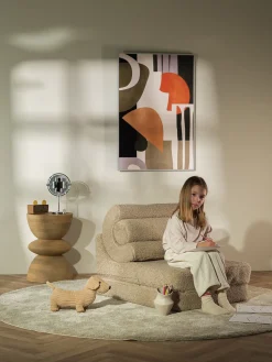 Niños Wigiwama Silla infantil plegable artesanal de borreguillo Flipster