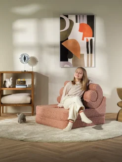 Niños Wigiwama Silla infantil plegable artesanal de borreguillo Flipster