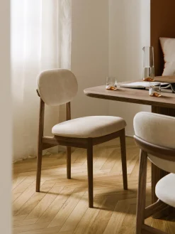 Westwing Collection Silla tapizada Ash^ Sillas