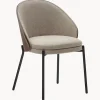 Silla tapizada de chenilla Eamy^ Sillas