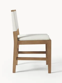 Westwing Collection Silla tapizada de madera Liano