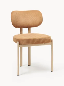 Westwing Collection Silla tapizada de pana Adrien^ Sillas