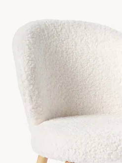 Westwing Collection Silla tapizada en borreguillo Serena^ Sillas