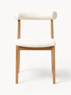 Westwing Collection Silla tapizada en tejido bouclé Diego