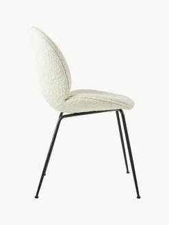 GUBI Silla tapizada en tejido bouclé Beetle^ Sillas