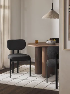 Westwing Collection Silla tapizada en tejido bouclé Adrien^ Sillas